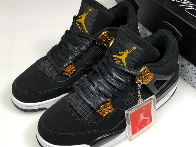 Cheap Jordan 308497-032 Black Metallic Royalty Air Gold-White 4 0727